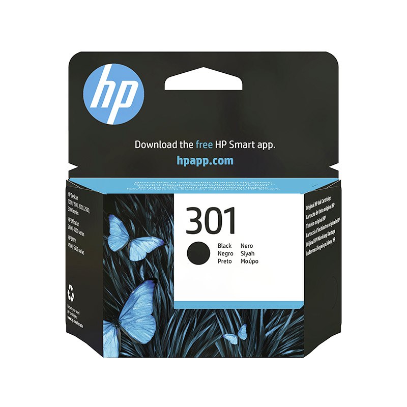 Cartouche D'encre Hp 301noir Authentique (ch561ee) Bon état -  reconditionné disponible sur Electro Depot